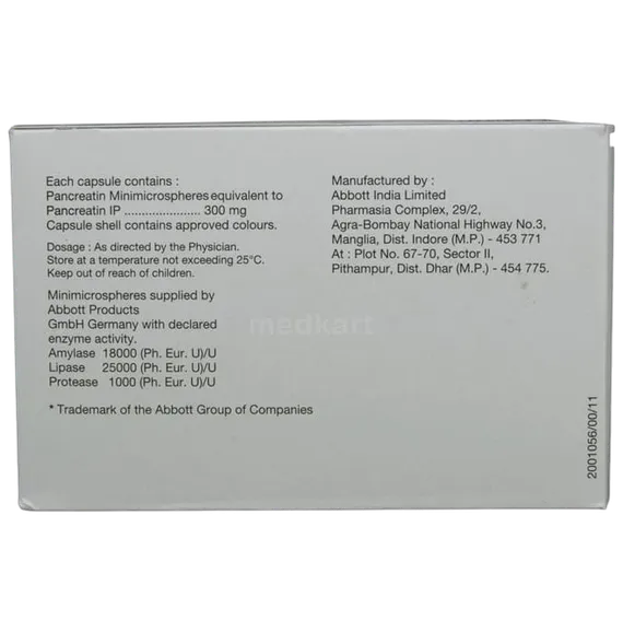 creon 25000 capsule 10's